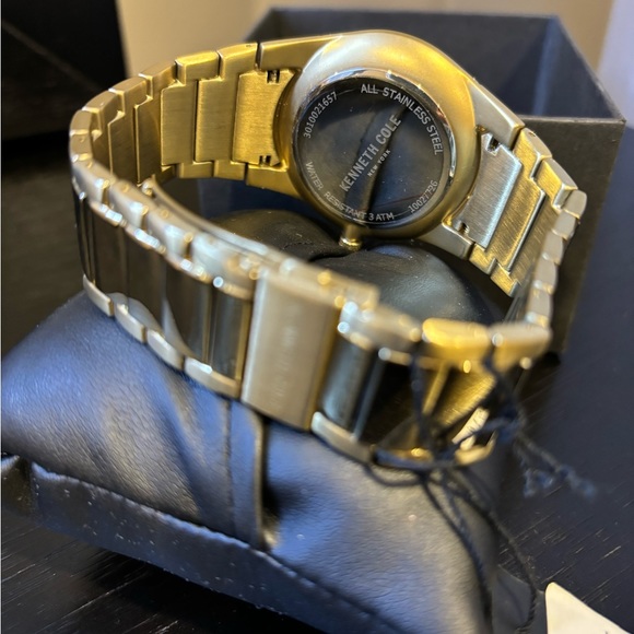 Kenneth Cole Men's New York 10027726 Gold Stainless-Steel Quartz Watch - Picture 3 of 5